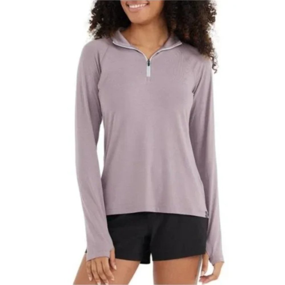 Patagonia Capilene Thermal Quarter Zip - Lilac - M